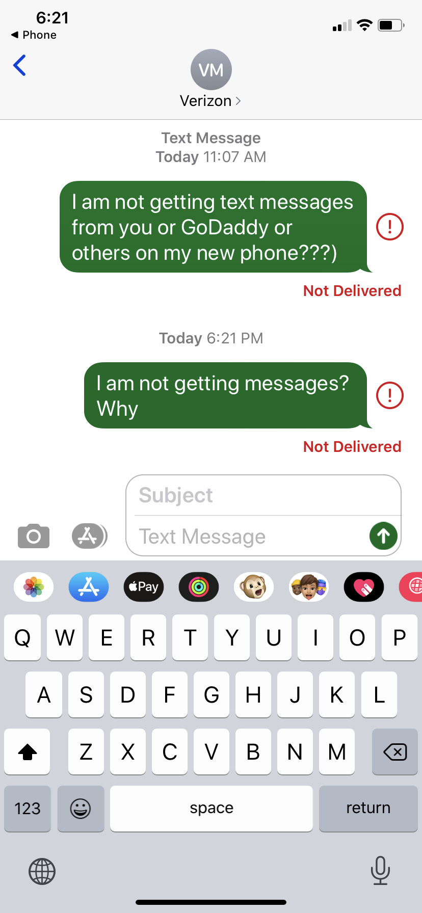 Text Messages On My IPhone 11 Apple Community