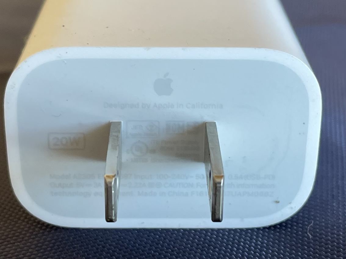 Apple 20w power adepter serial number - Apple Community