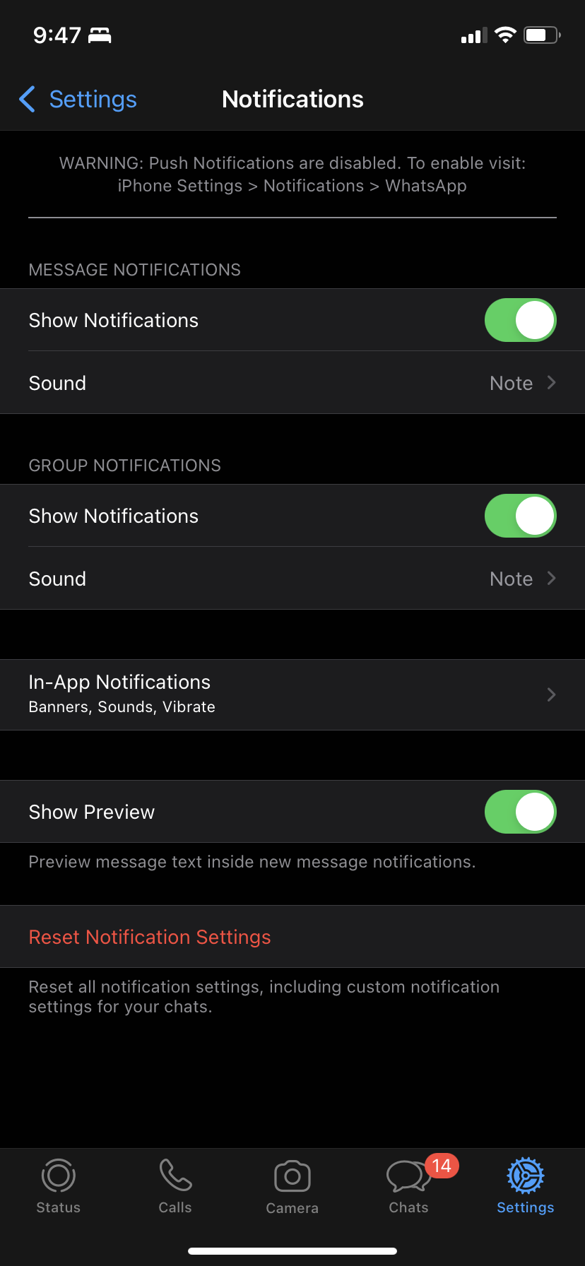 WhatsApp isn’t in the notification … Apple Community