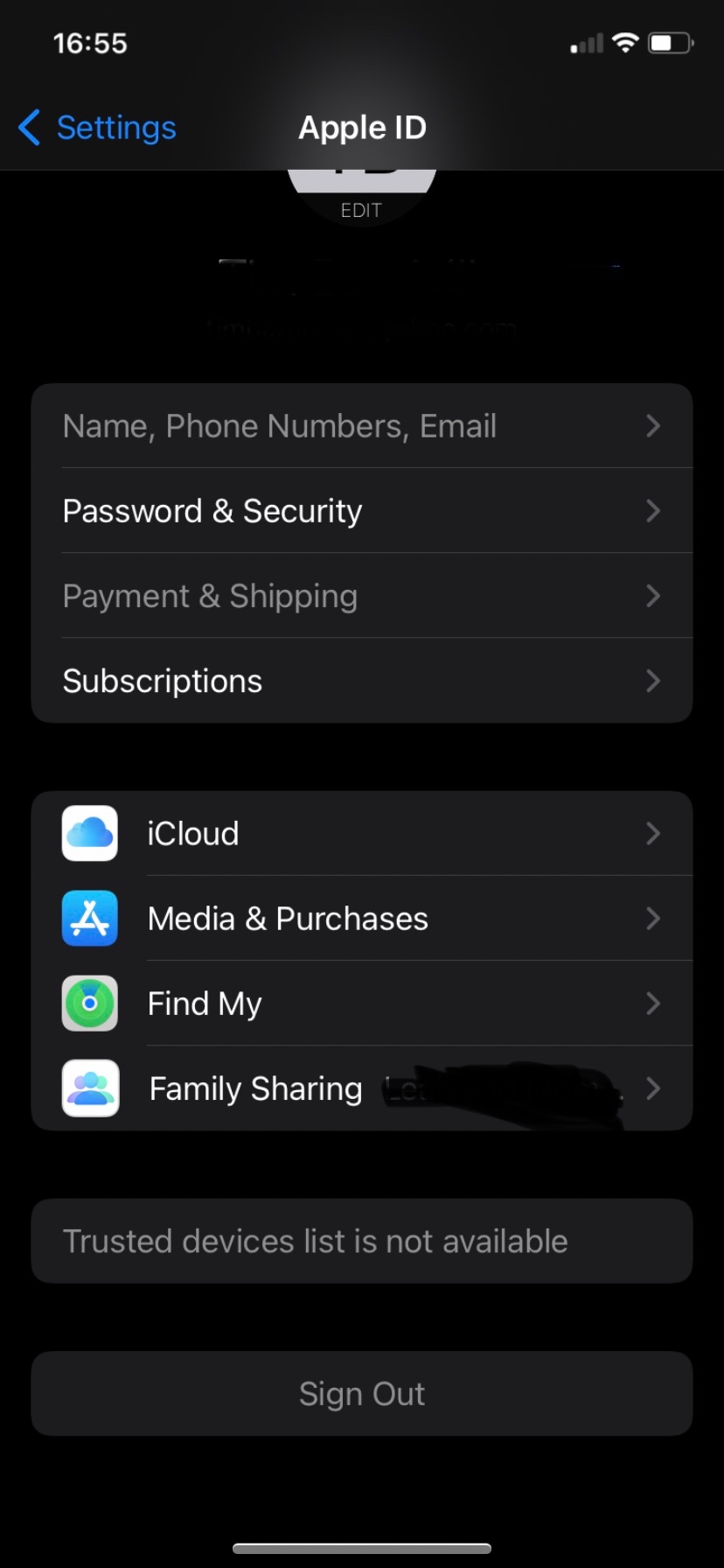 Fix to Apple ID sign out being greyed out Apple Community