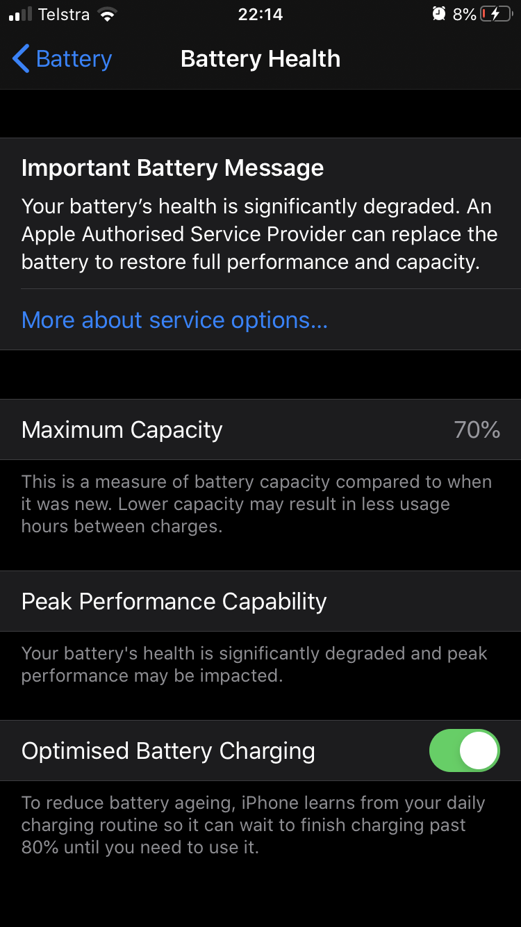 My IPhone seven battery health draining F… Apple Community