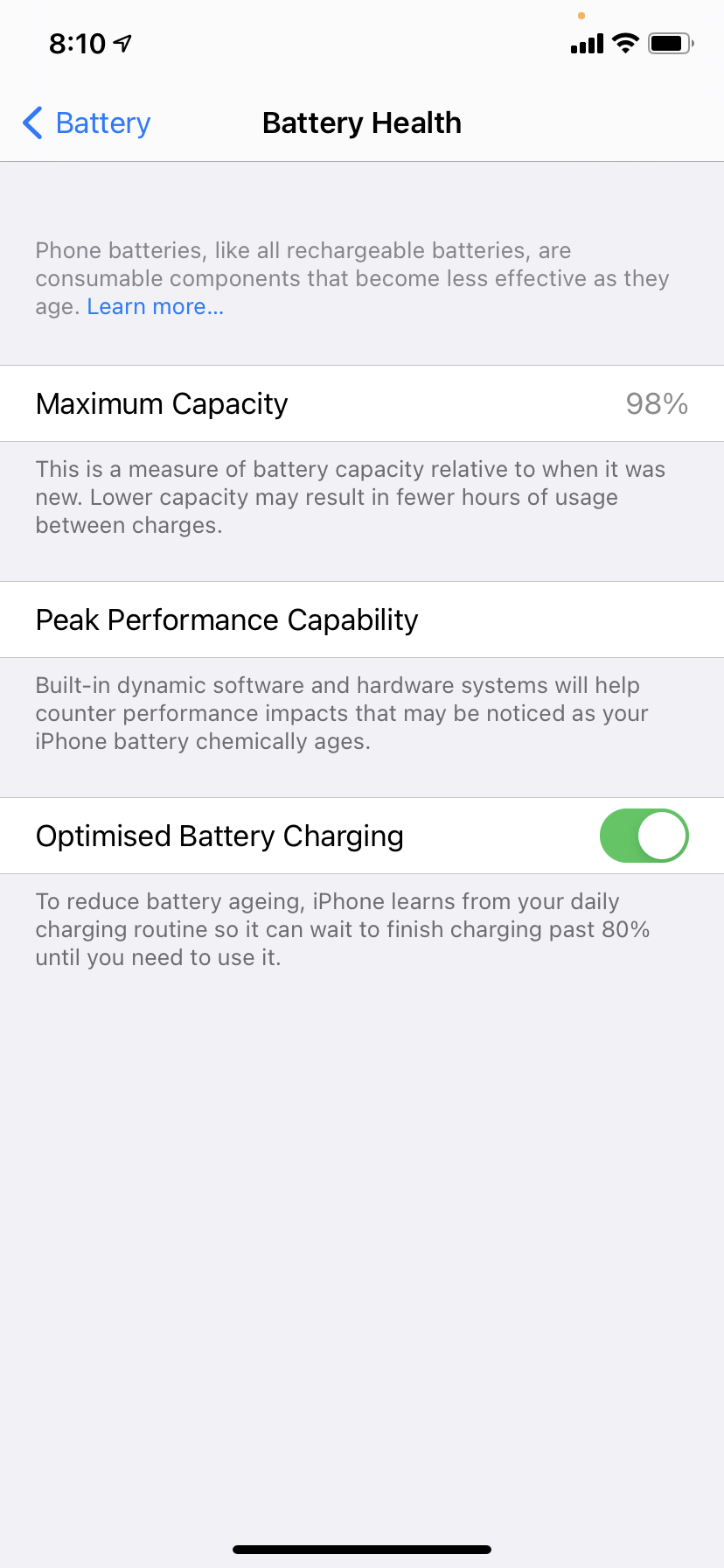 why within 45 days my battery health is 9… - Apple Community