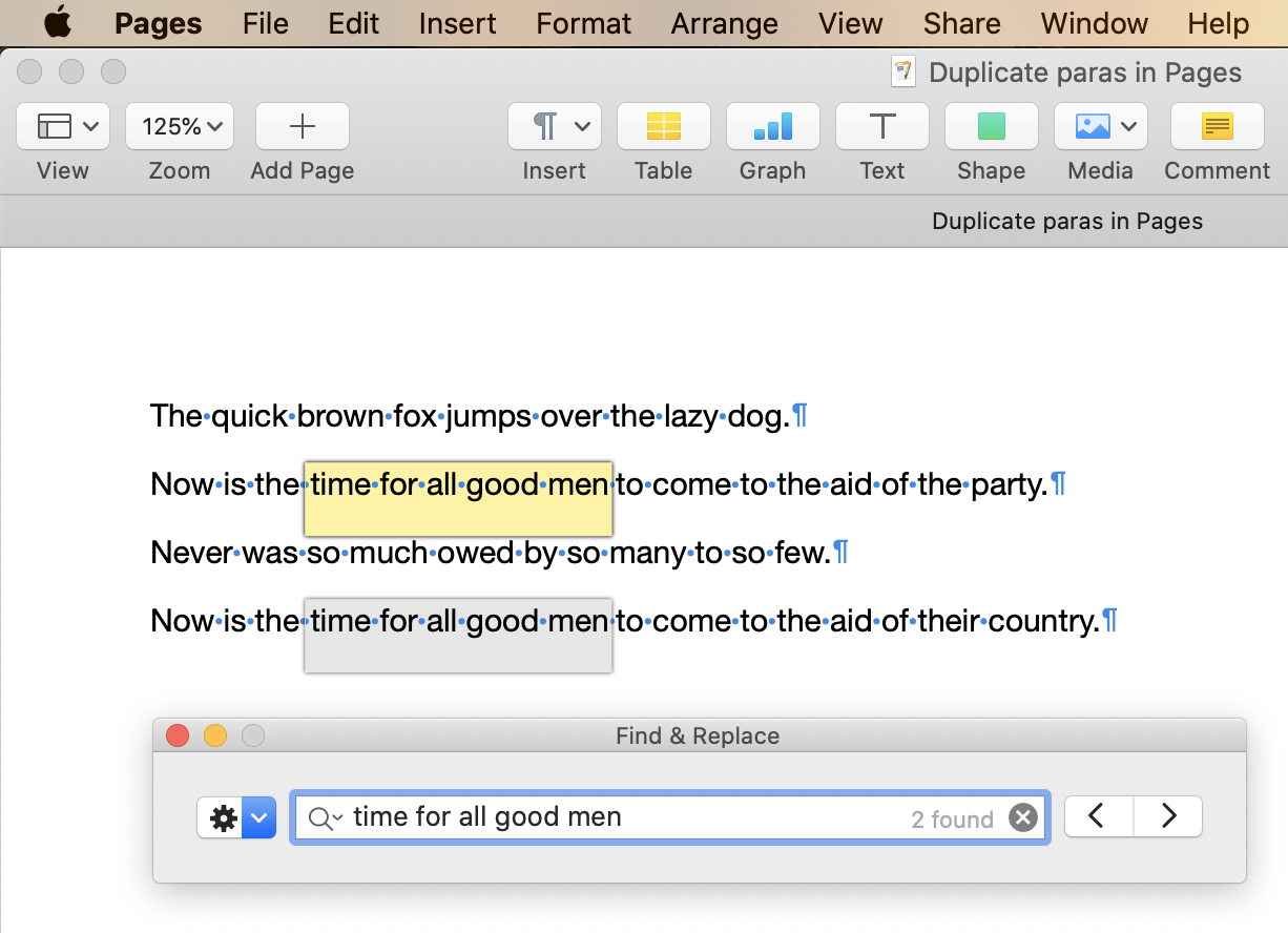 how-to-find-duplicate-paragraphs-in-a-doc-apple-community