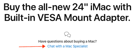 Buy 24-inch iMac with Built-in VESA Mount Adapter - Apple