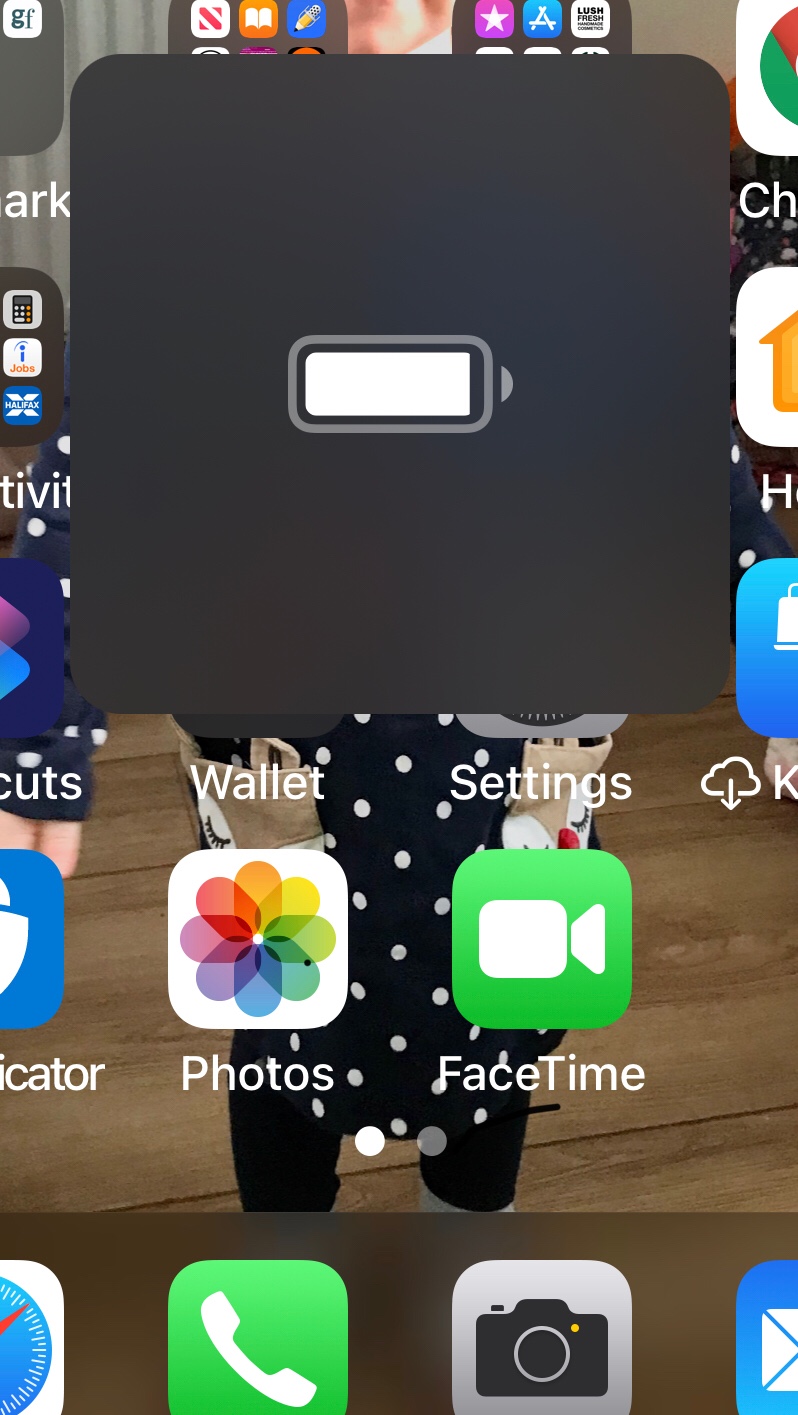 Big Battery Icon Iphone 6s Plus Home Scre Apple Community