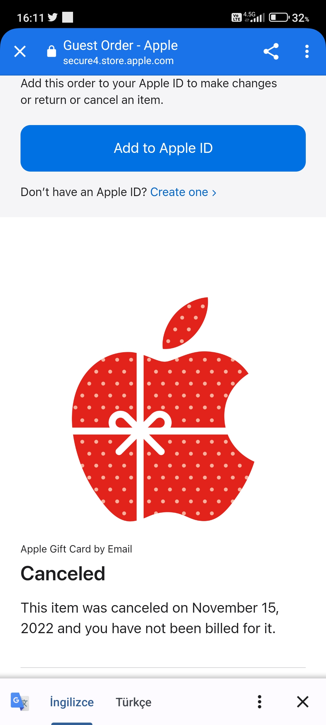 Return Item to Apple - Apple Community