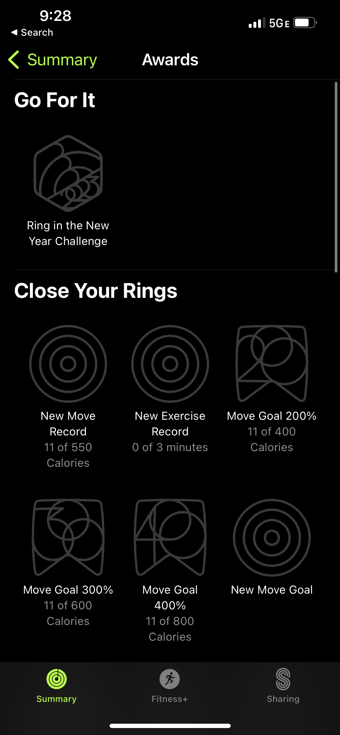 Reset move goal on apple online watch