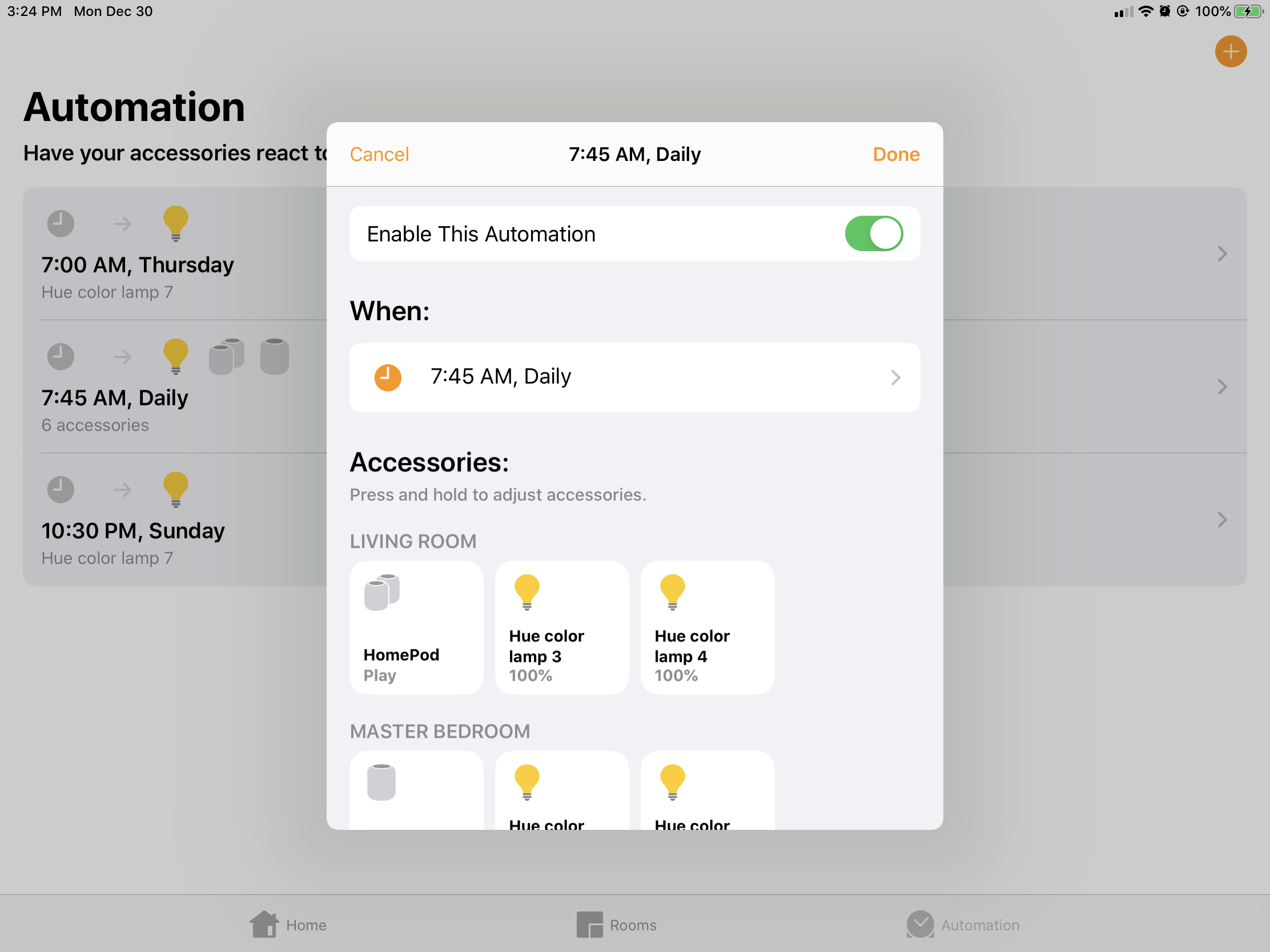 Automation in Home app to run a shortcut … - Apple Community