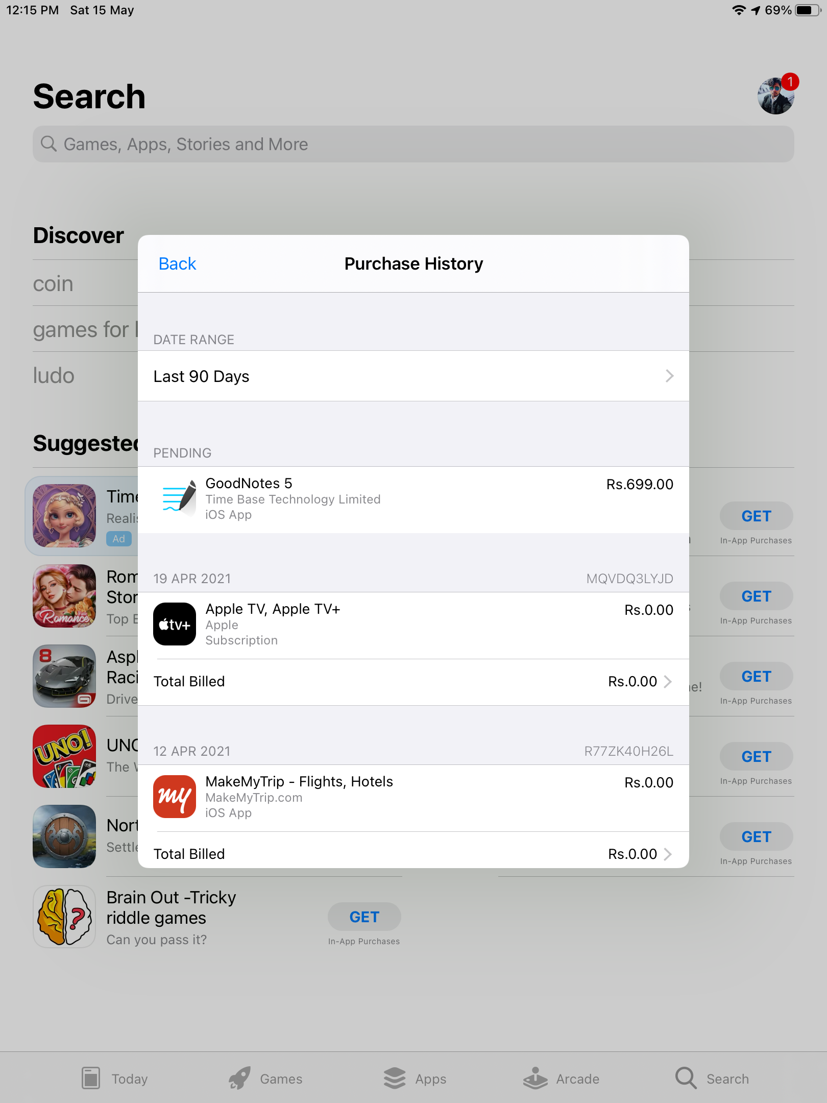 Pending purchase after paying Apple Community
