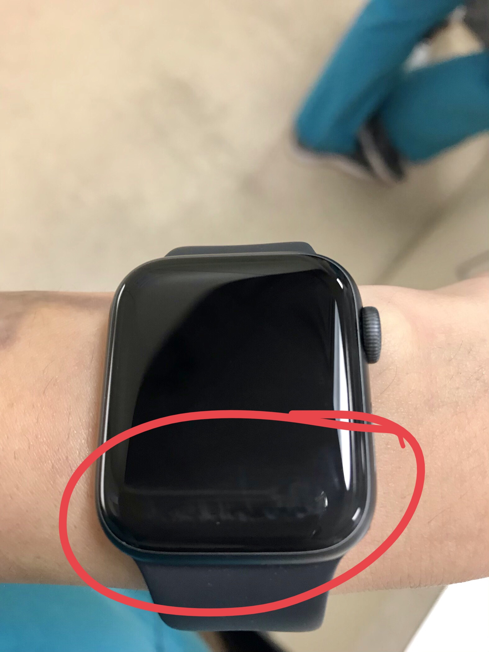 Apple watch space grey on sale chipping