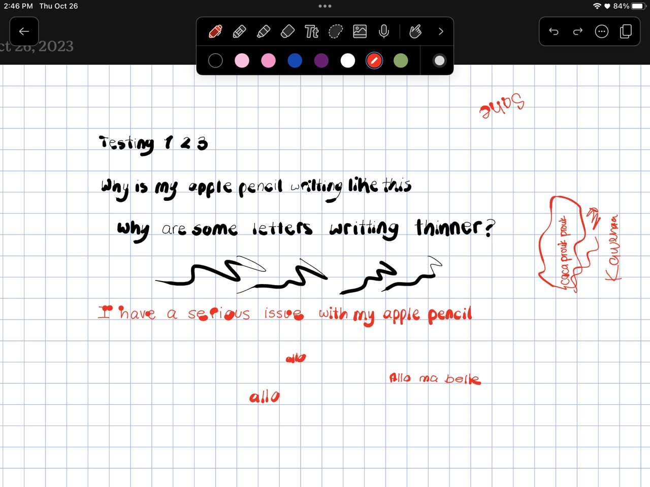 Apple Pencil thickness changes by itself … Apple Community