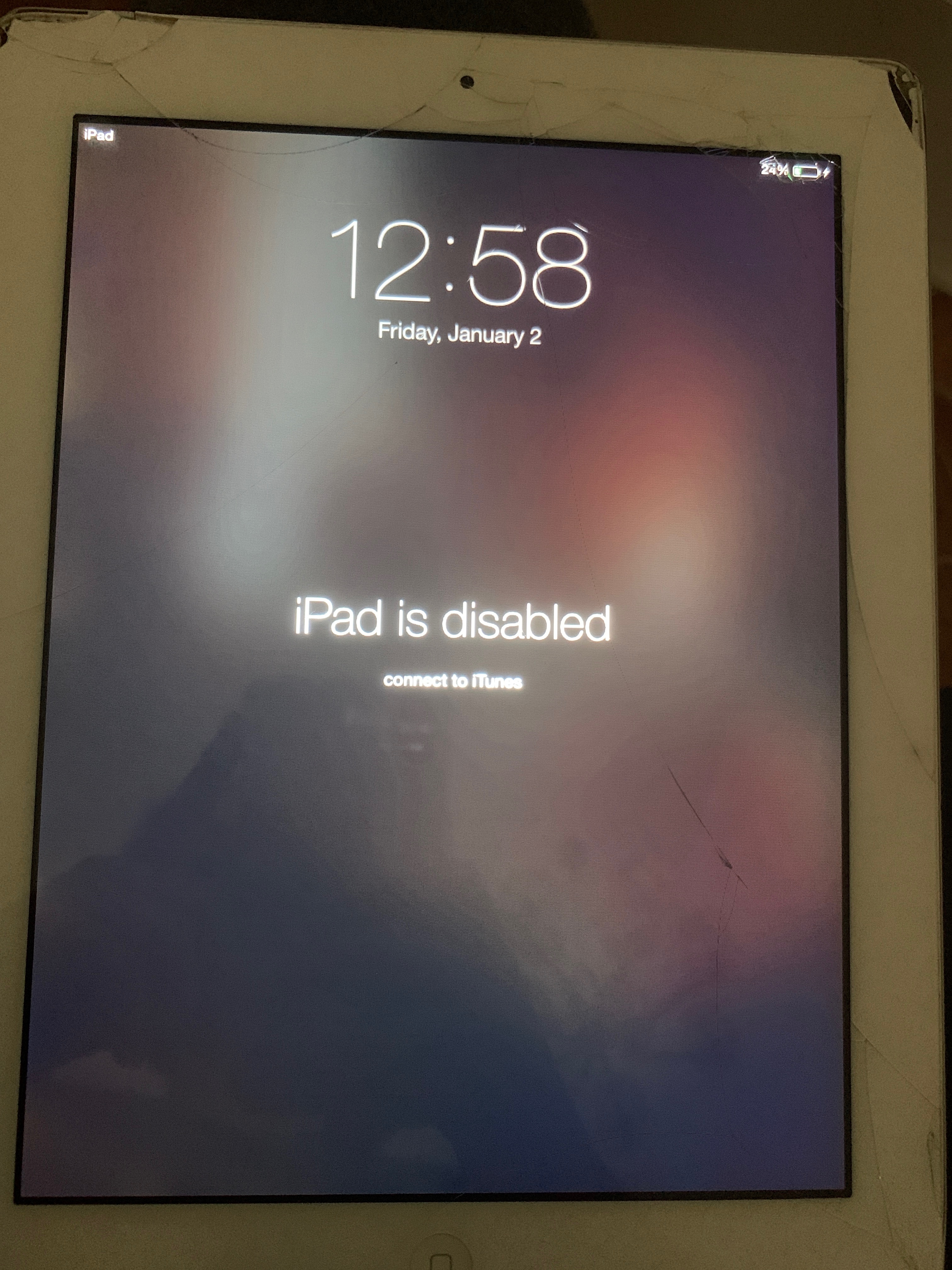iPad is disabled - Apple Community
