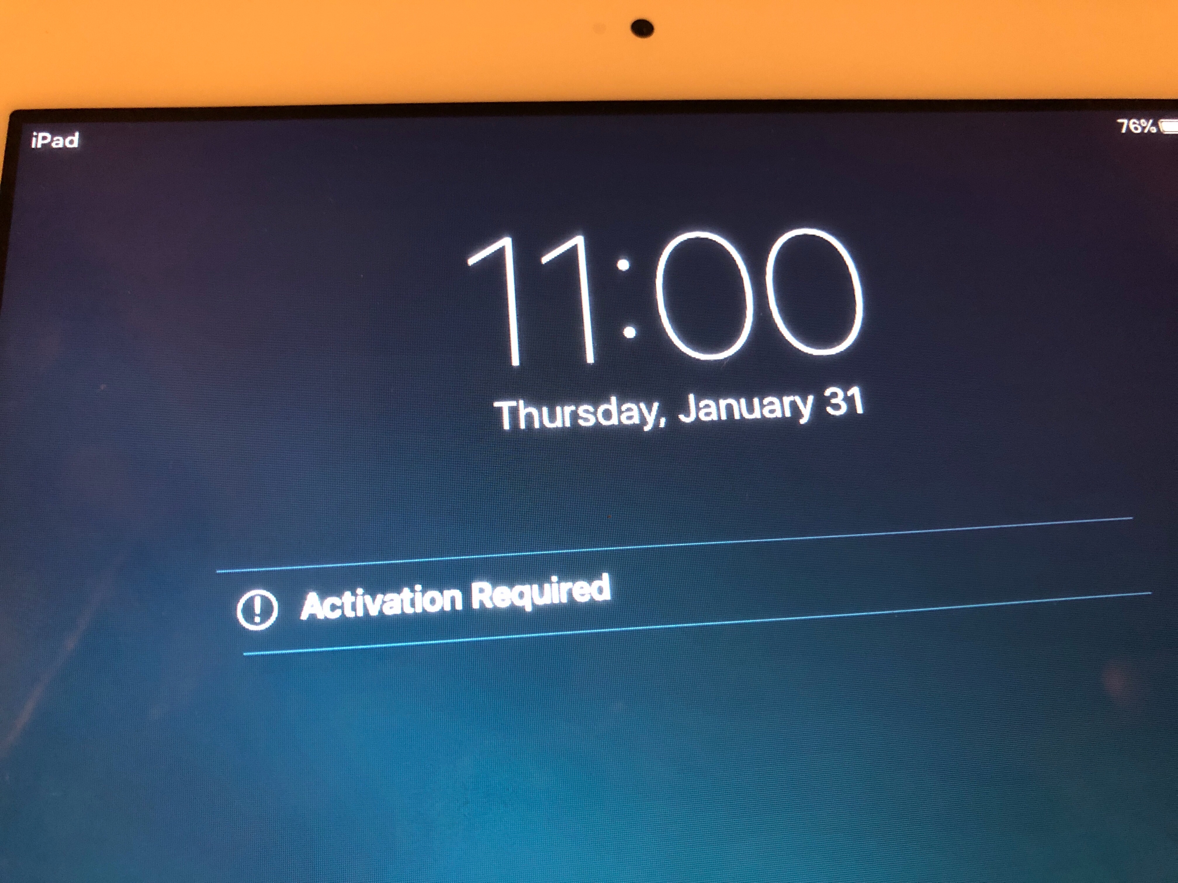 ipad suddently needs activation Apple Community