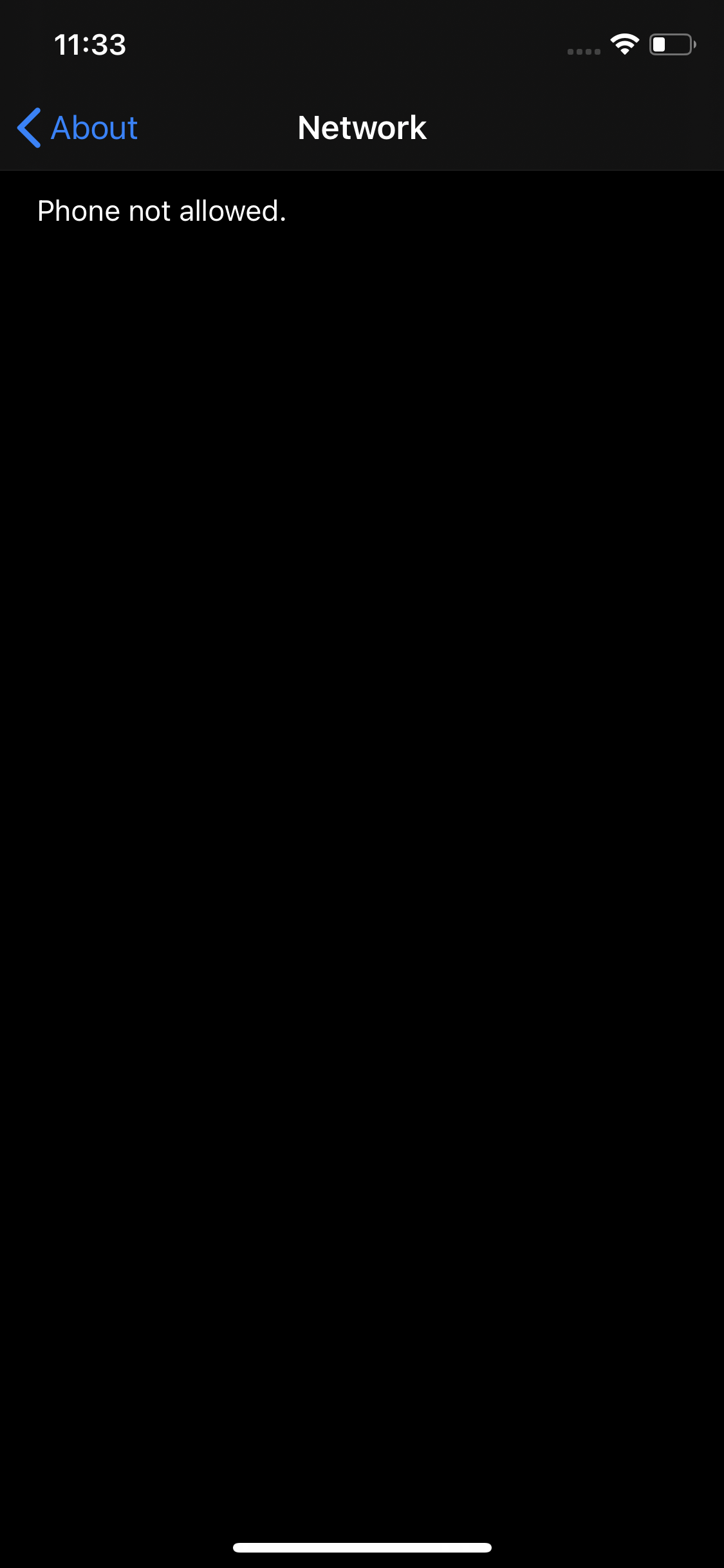 Iphone not allowed Apple Community