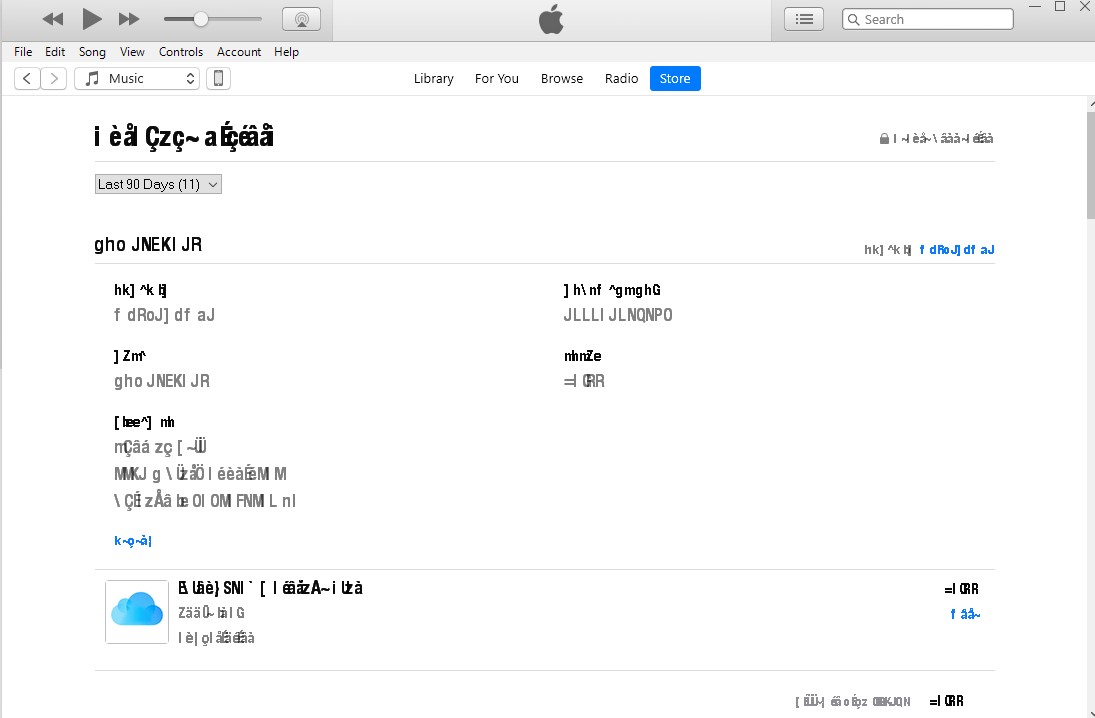 Purchase History In Wrong Language Apple Community