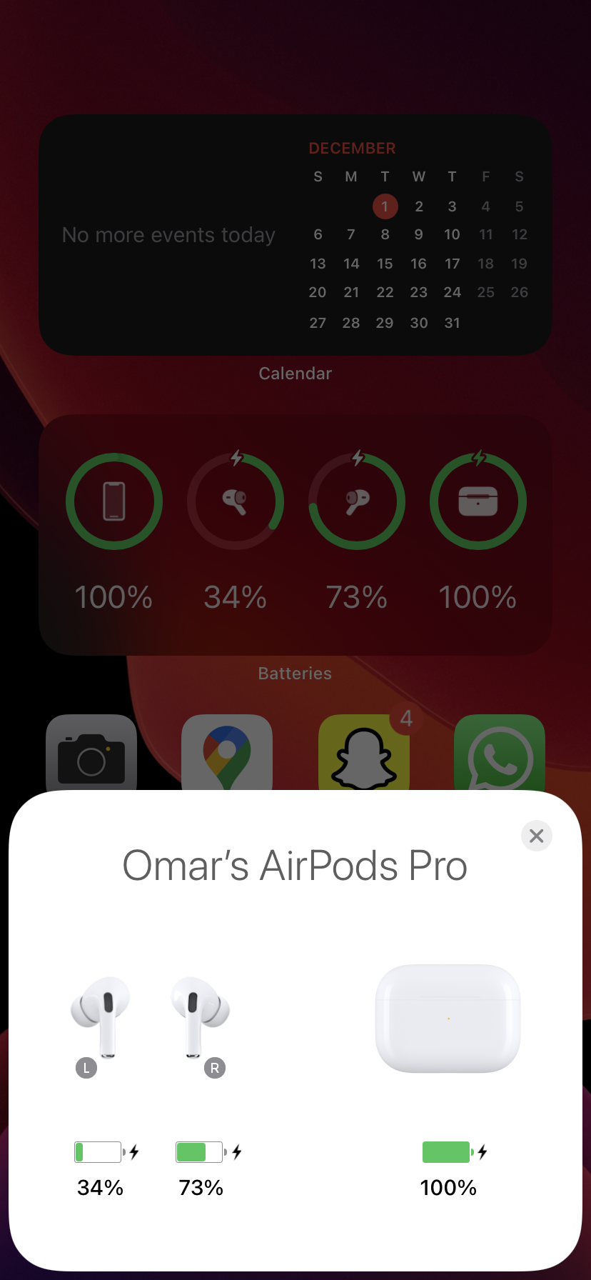 One Of My Airpods Battery Drain Faster Th Apple Community