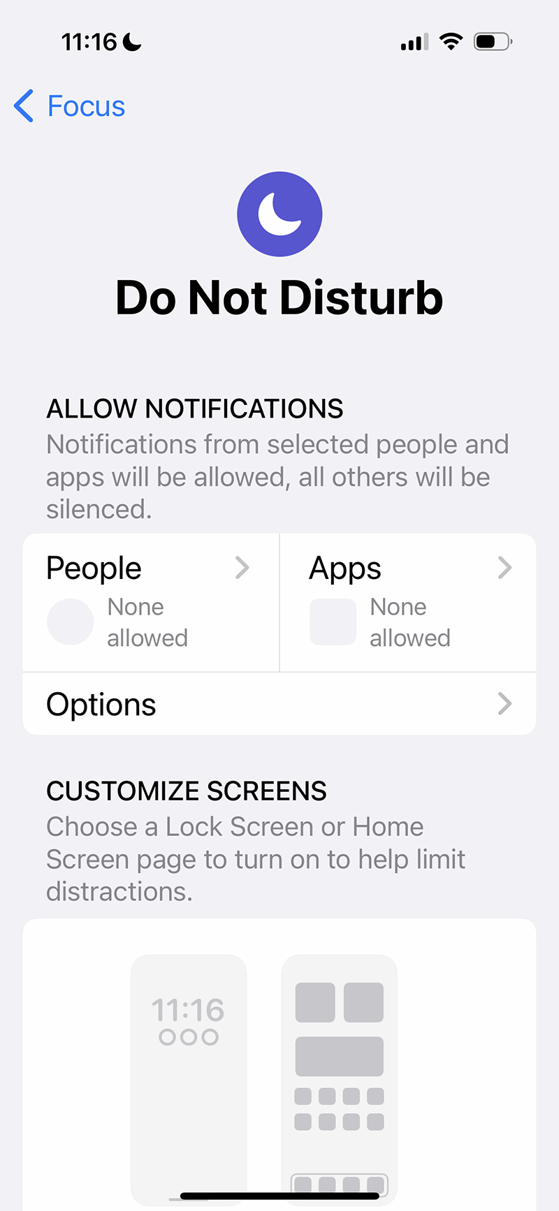 Unable To Turn Off Do Not Disturb - Apple Community