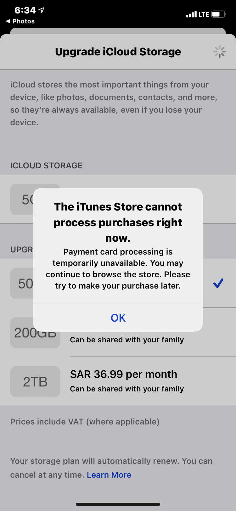 Upgrade storage Apple Community