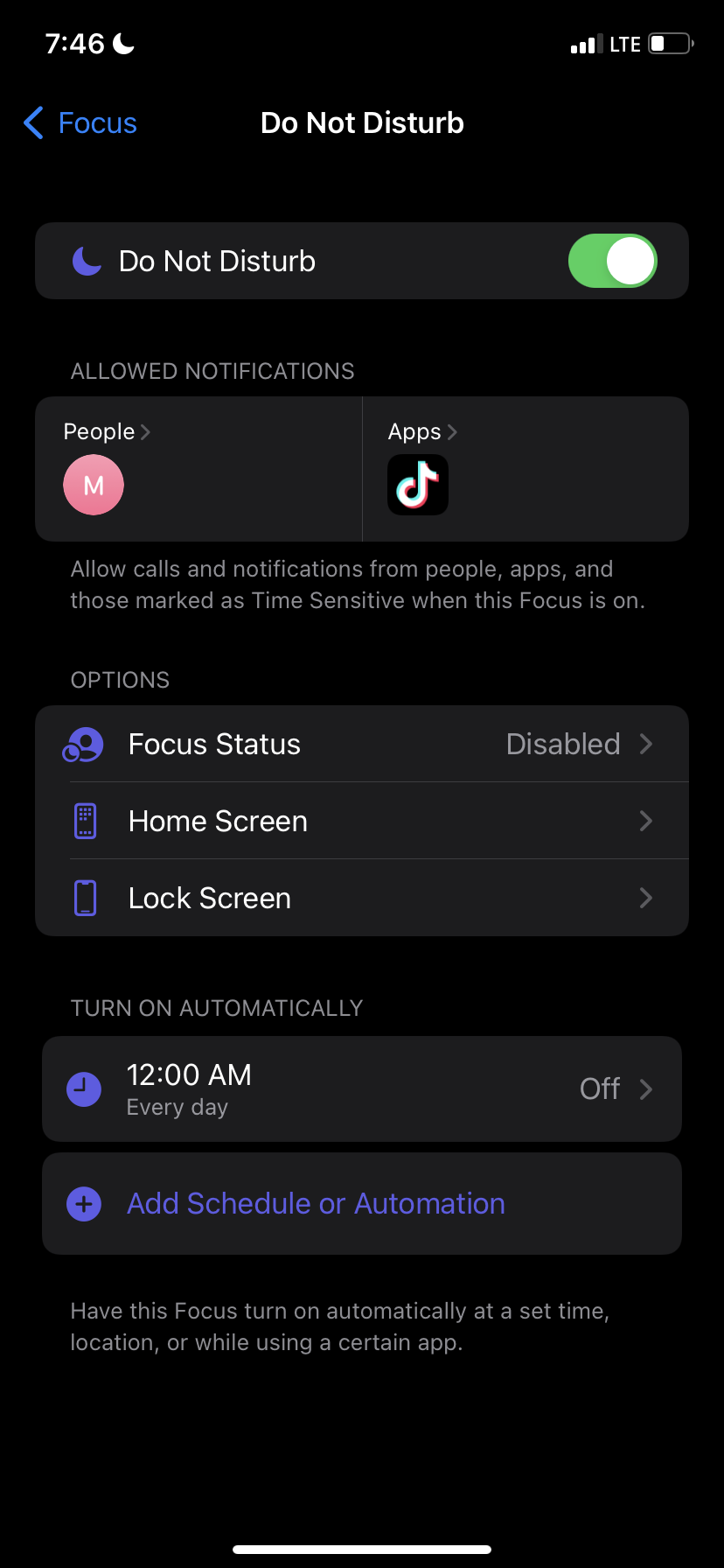 What if my focus status is disabled - Apple Community