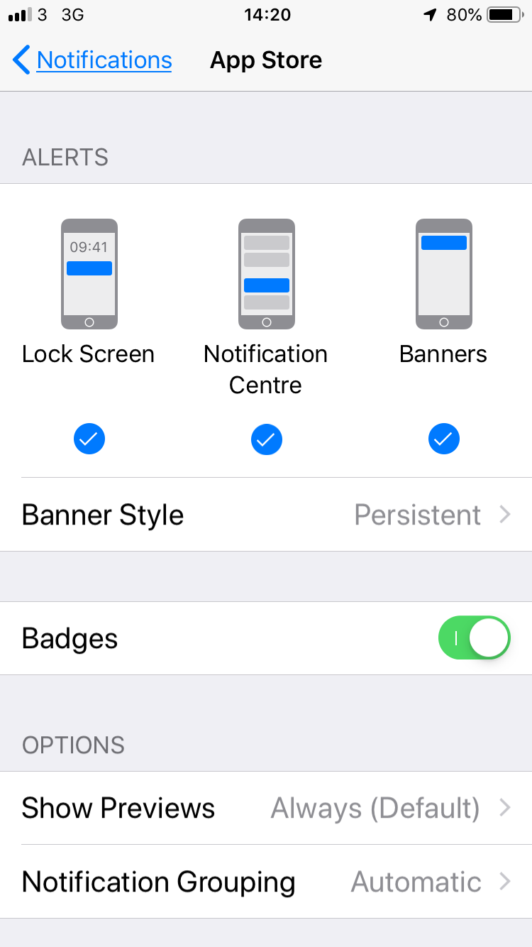 notifications badges not showing Apple Community