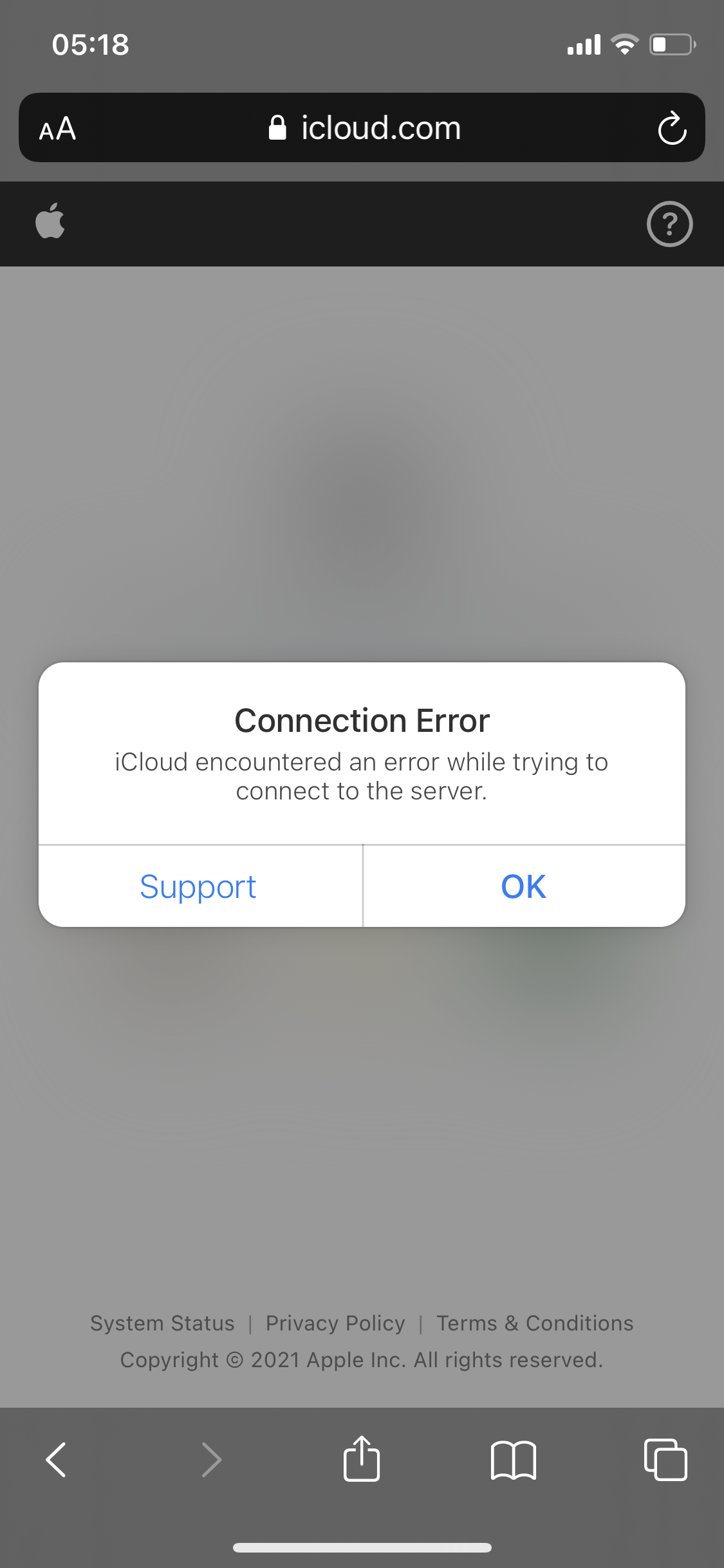 Application Login error - Apple Community