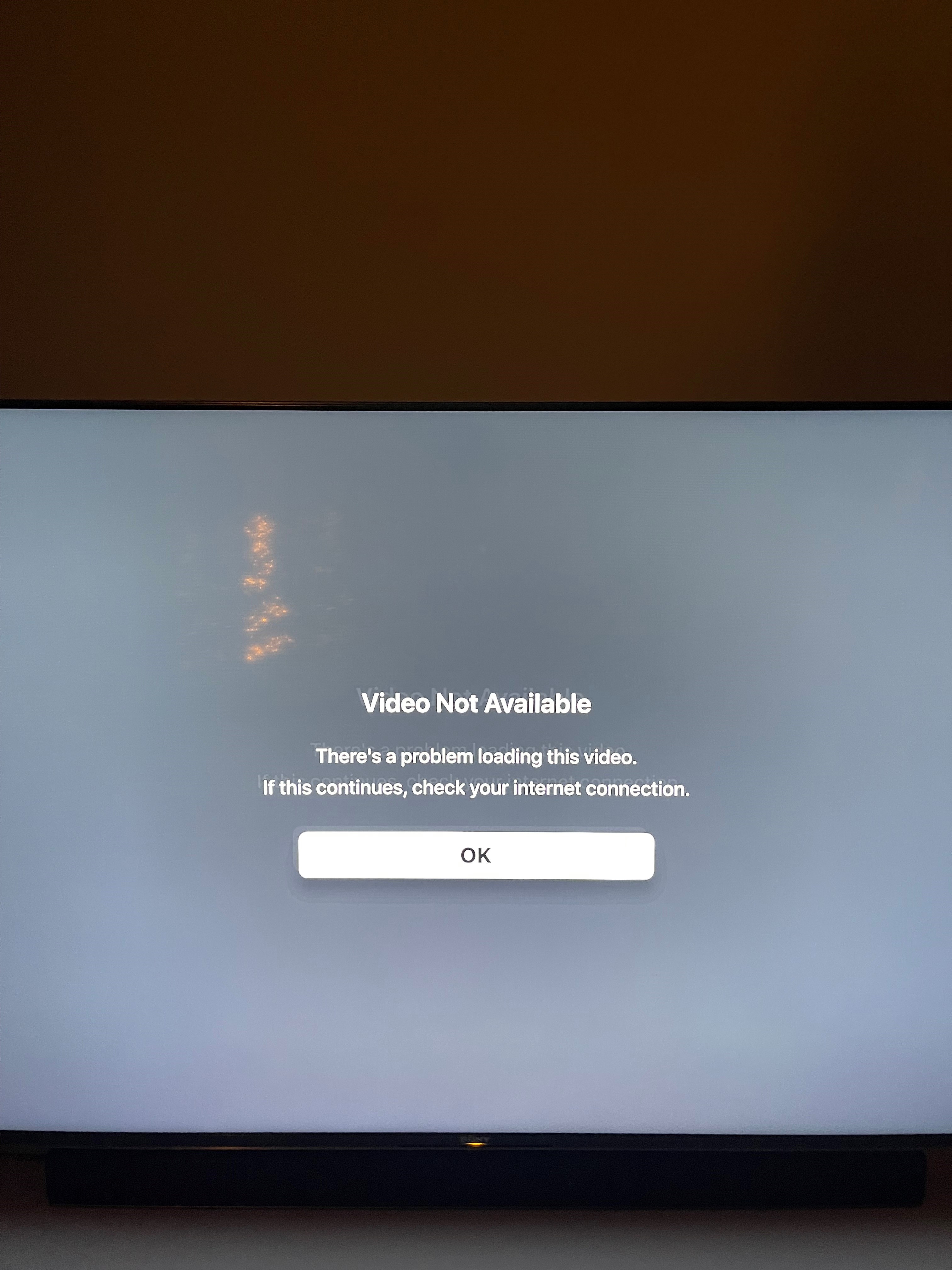 Problems with Apple TV App on a Sony TV (… Apple Community