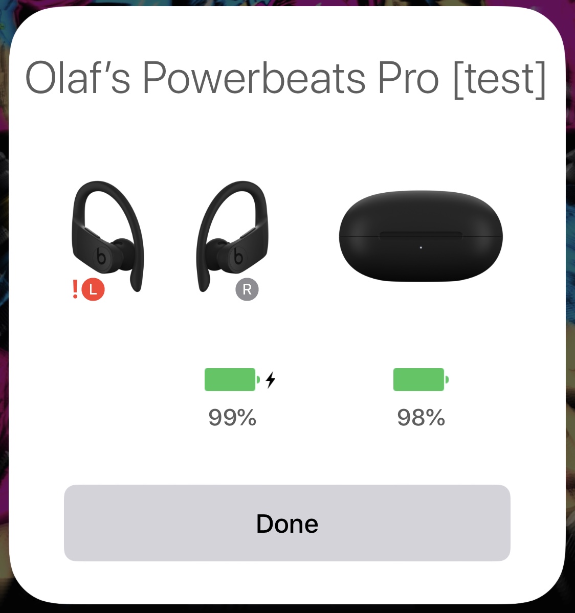 My left powerbeats pro earbud doesn't 