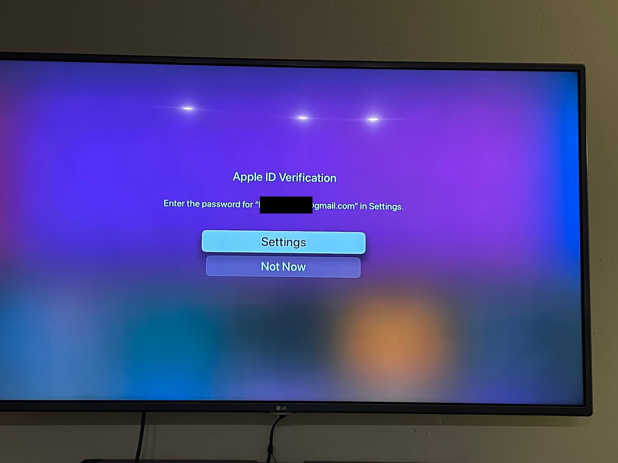 Apple TV - Apple ID Apple