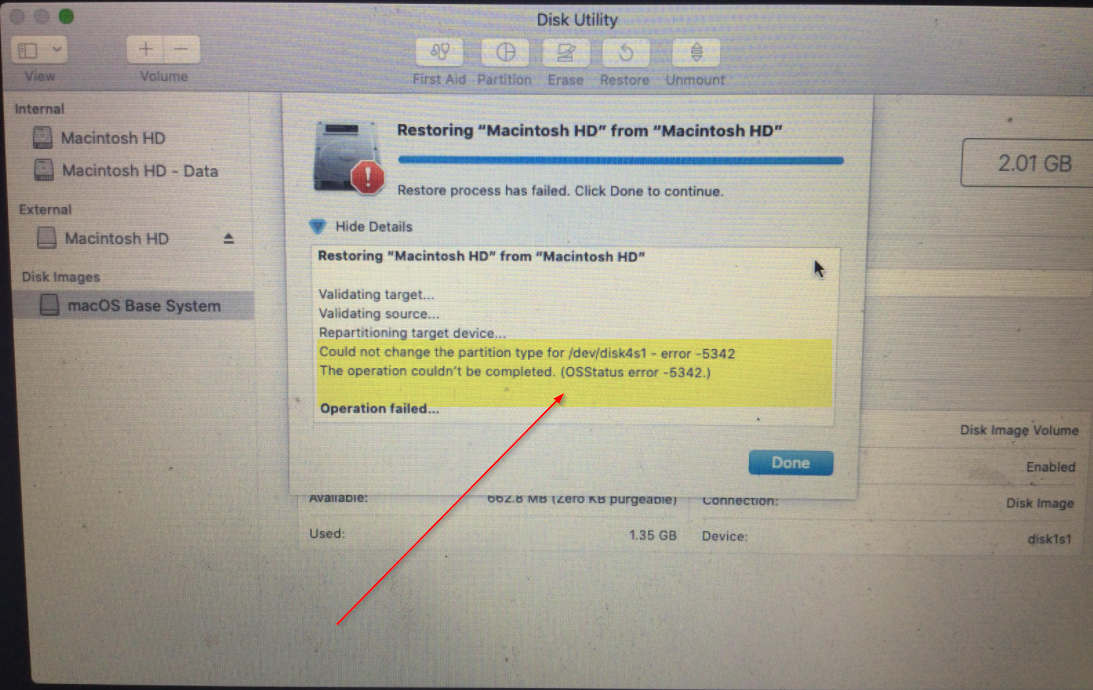 Unable to clone internal SSD A… - Apple Community