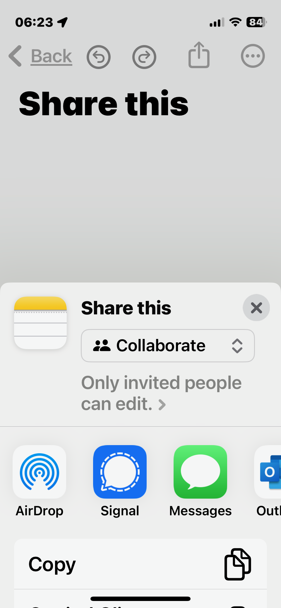 Share function not working on iPhone 17.1… Apple Community