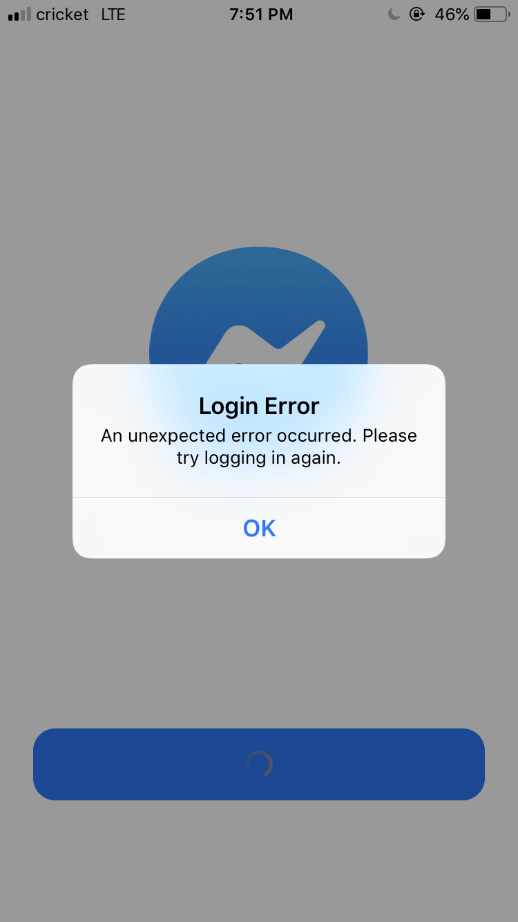I can't login to my Facebook account on F… - Apple Community