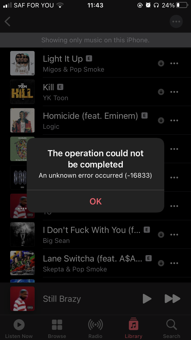 Apple Music glitch Apple Community