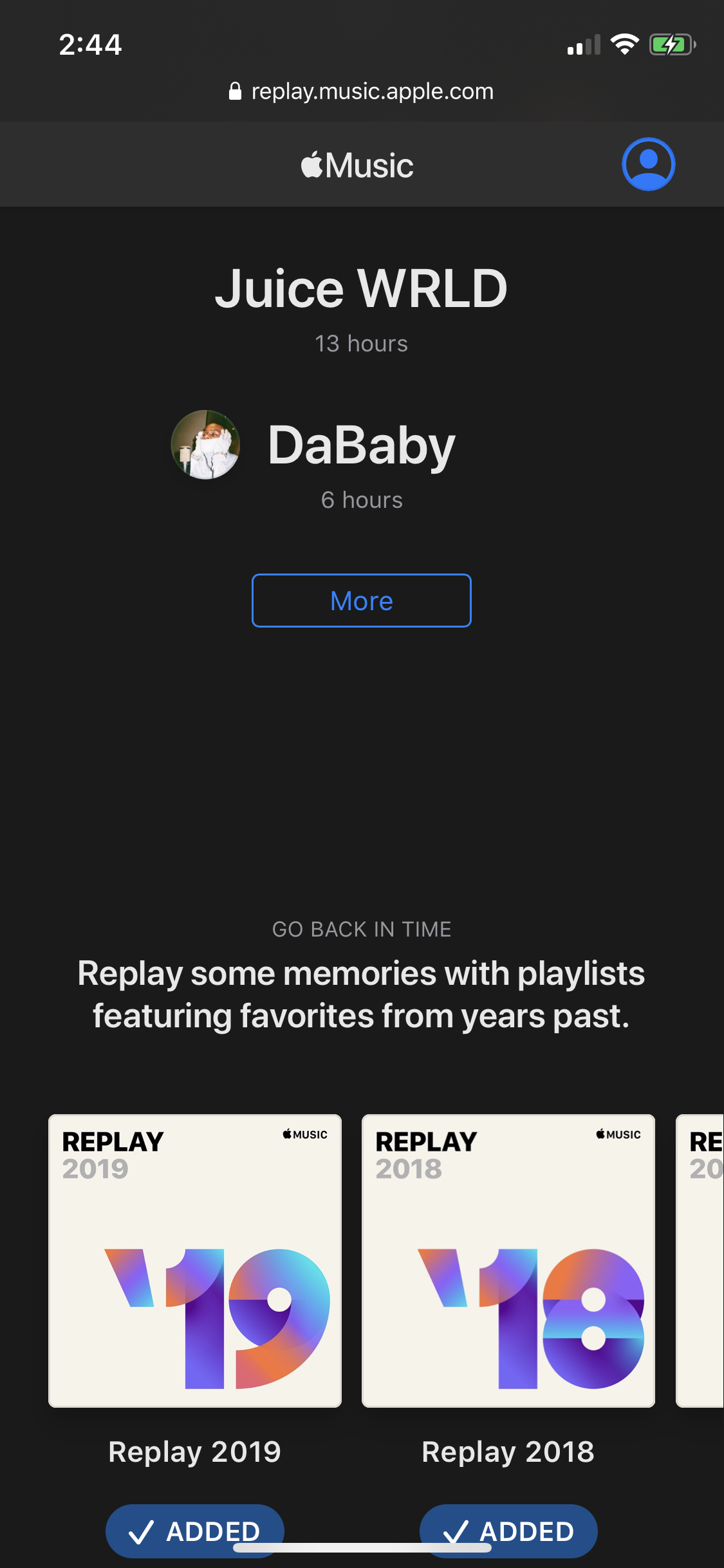 Apple Replay Albums Not Showing Up Apple Community