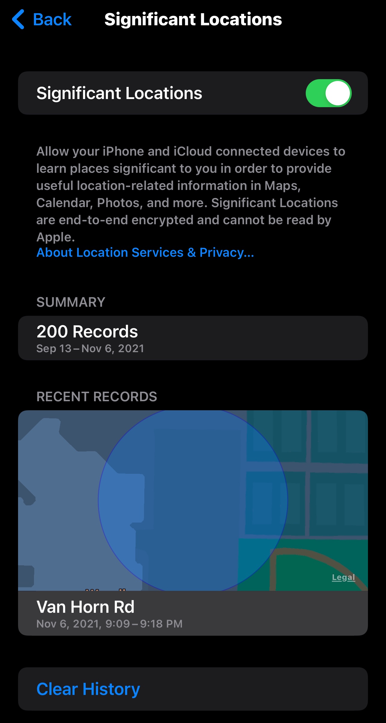 How To See Significant Locations Apple