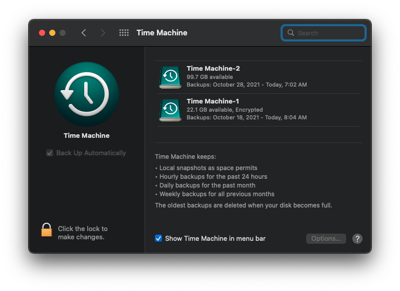 Monterey Time Machine not working Apple Community