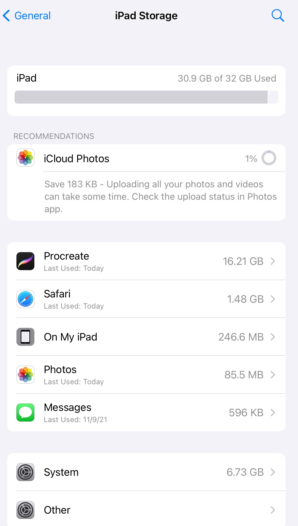 What's the difference between device storage and iCloud storage