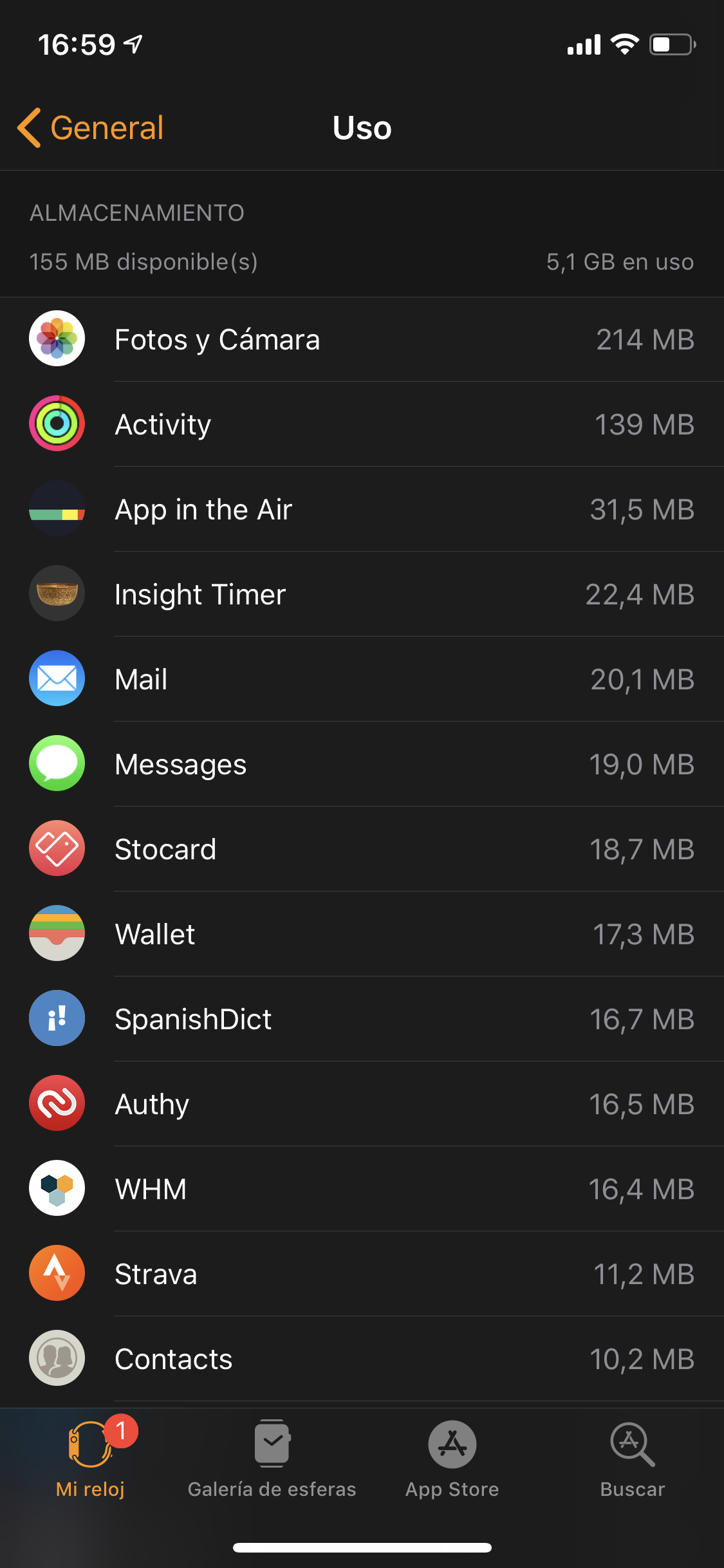 Apple watch says storage is full, but I h… Apple Community