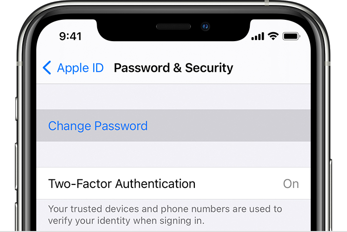 Reset my password on my phone for Apple - Apple Community