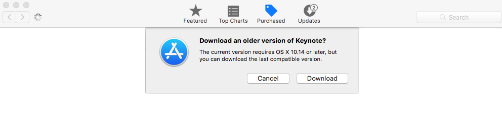 Old keynote version download