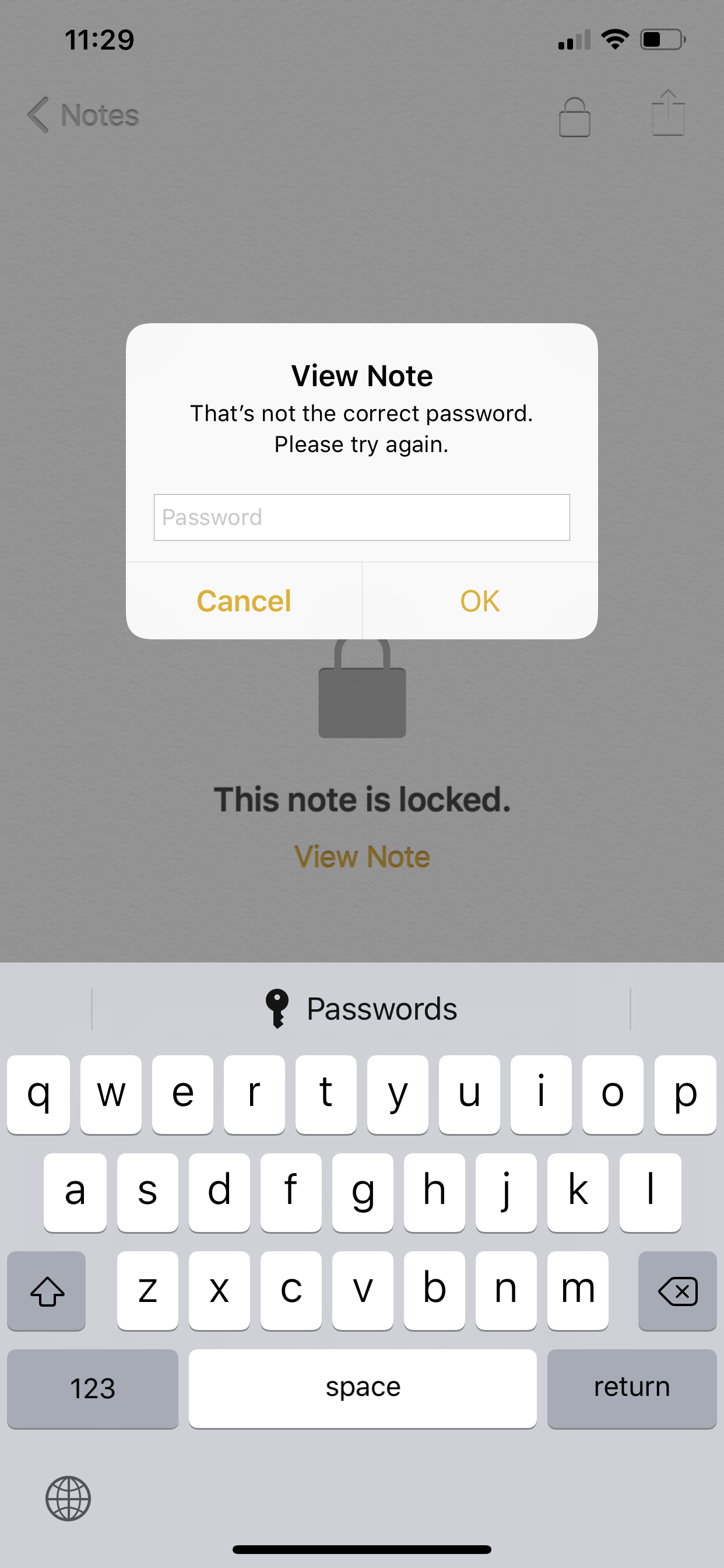 Note reset password - Apple Community