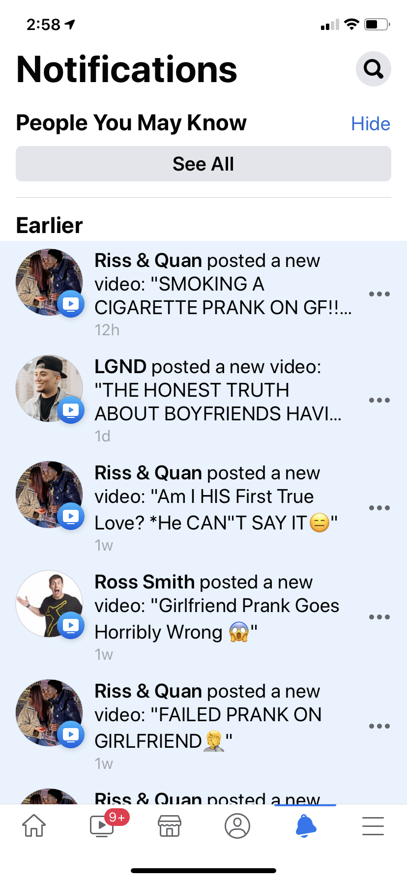 Comments and reactions of Facebook notifi… Apple Community