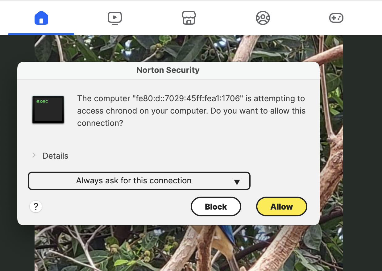 Norton Security Warning Apple Community