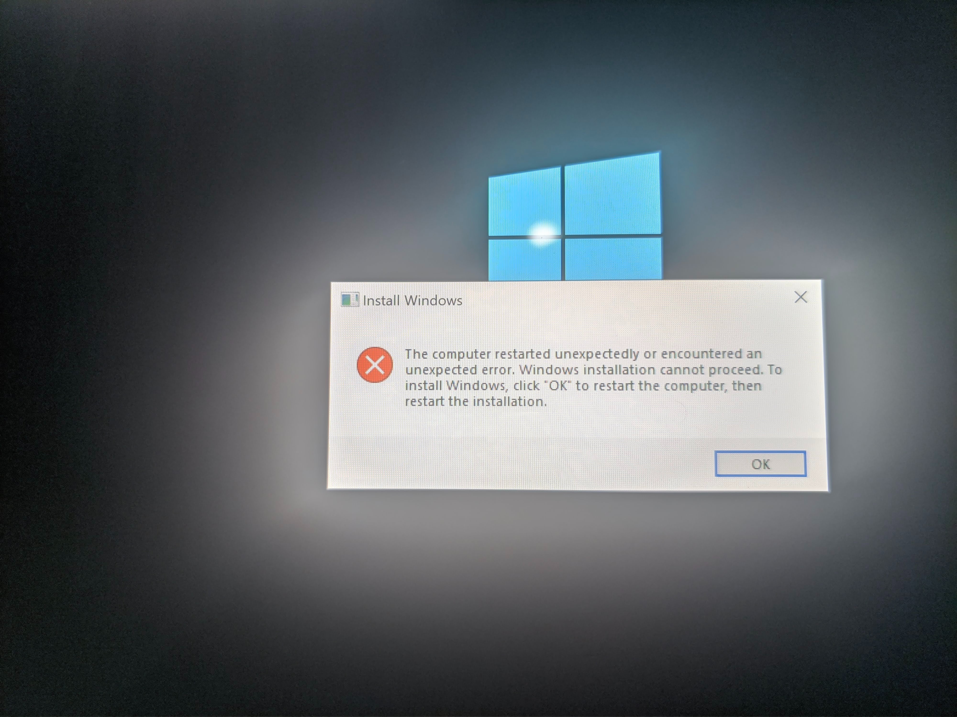 Windows 10 installation on Bootcamp fails… - Apple Community