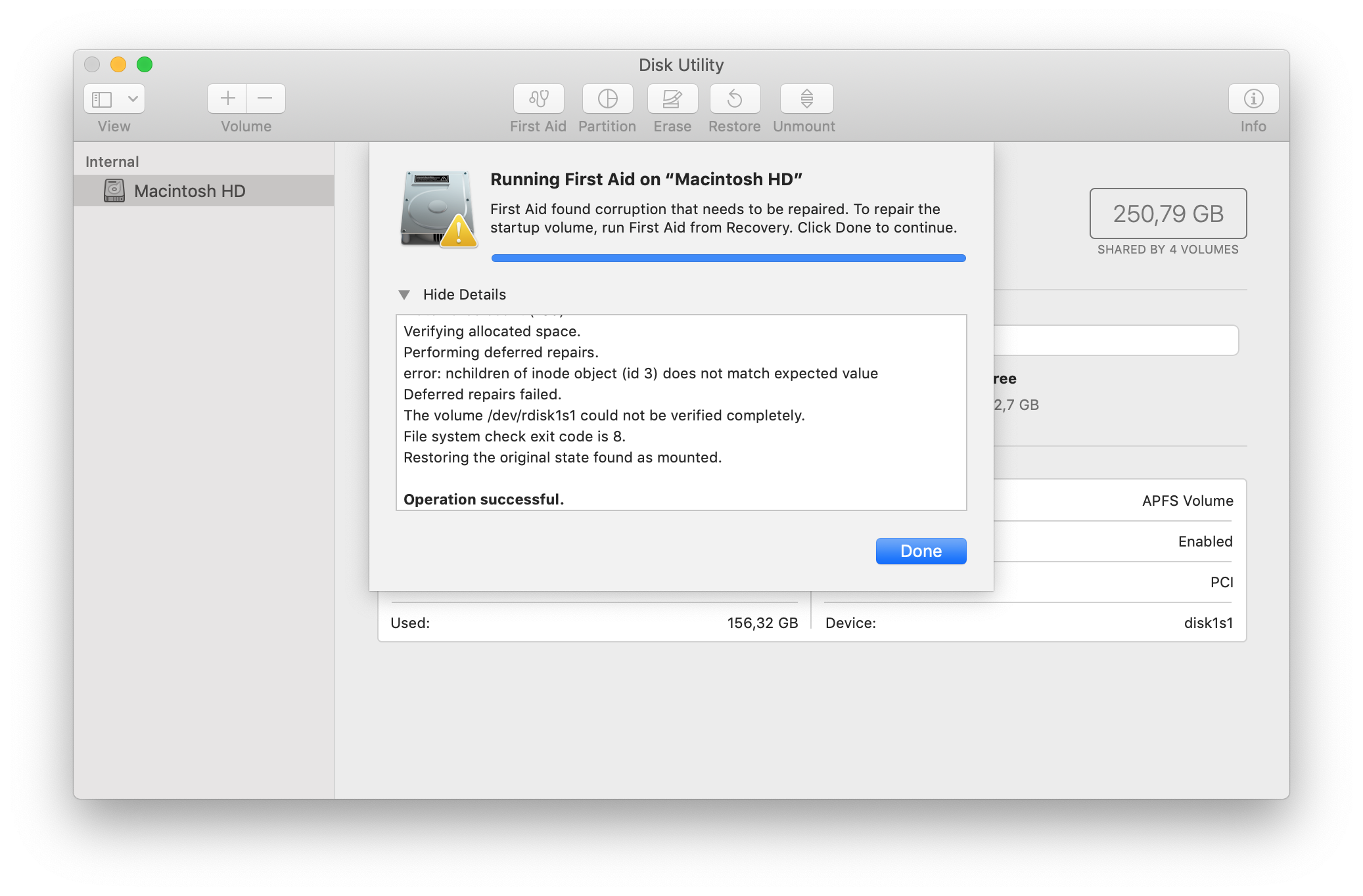 disk utility can't verify Apple Community