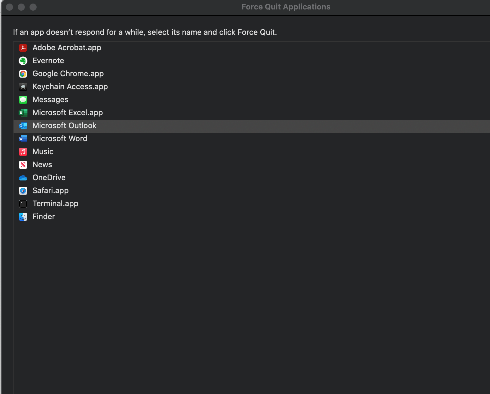 Application will not open Force quit sh… Apple Community