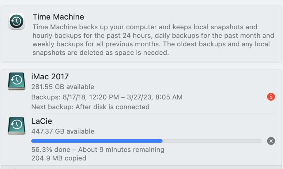 Why does Time Machine no longer ask me to… Apple Community