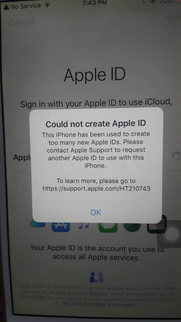 Can t Create Own Apple Id How To Fix The Apple Community