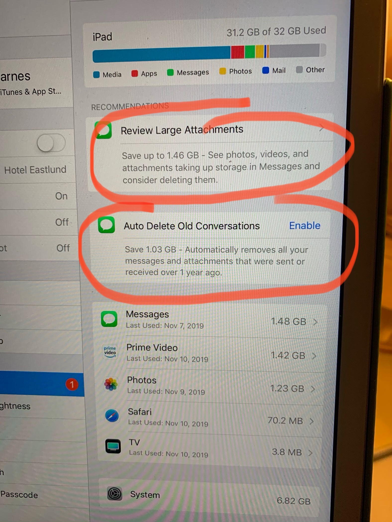iPad storage Apple Community