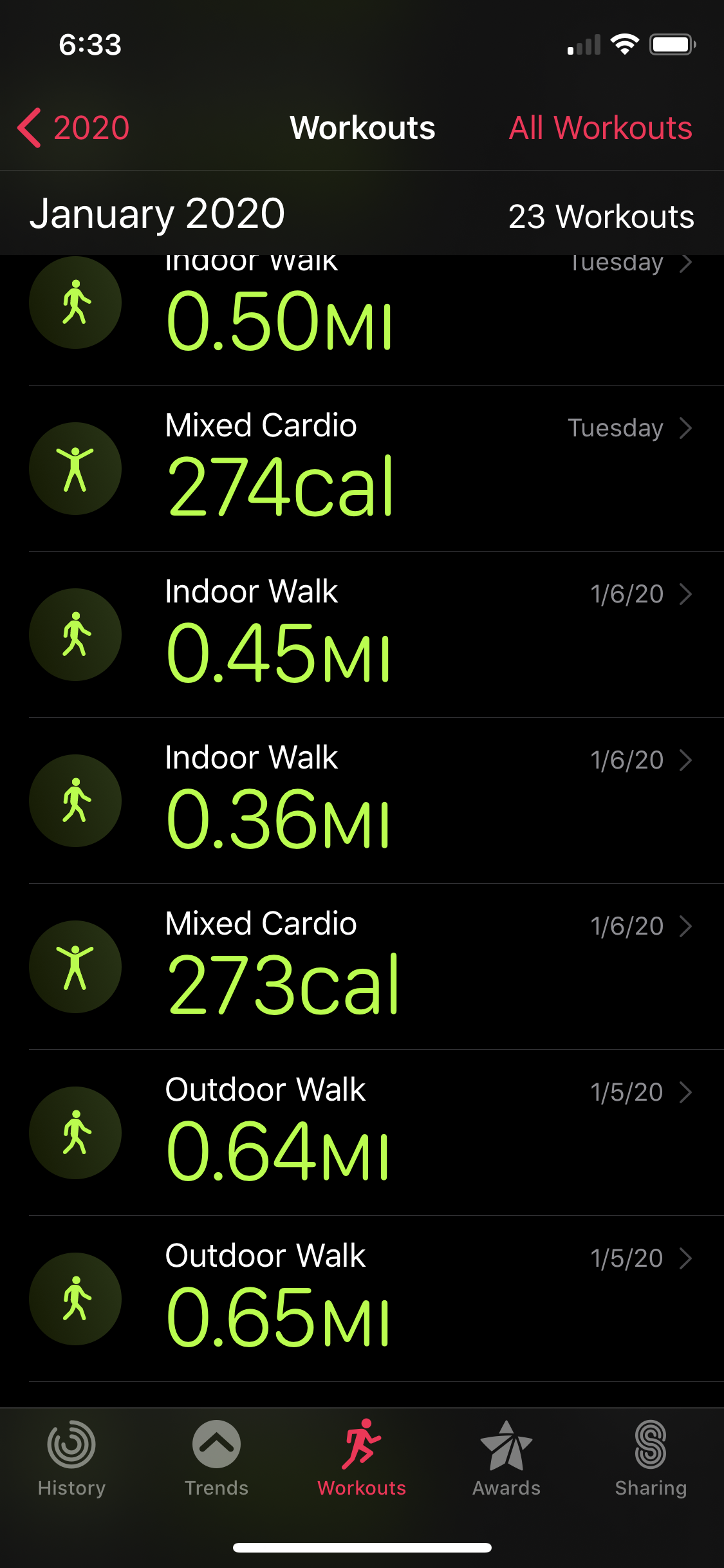 Apple watch 2025 7 workout week