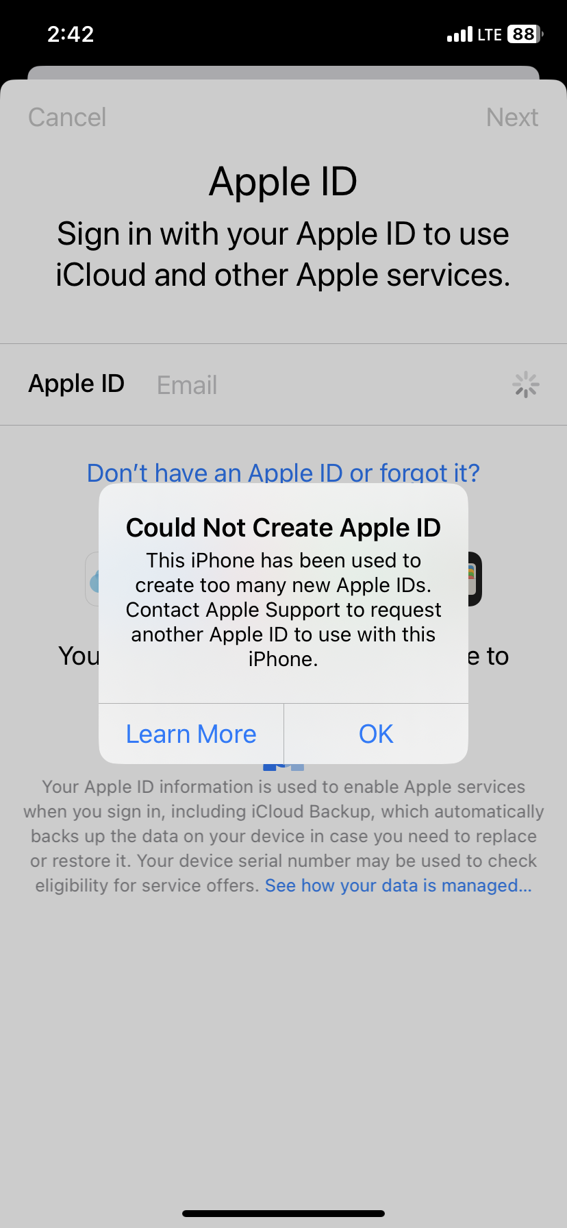 could-not-create-apple-id-this-iphone-has-apple-community